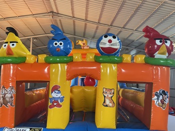 Şişme Kaydıraklı Oyun Parkı Angry Birds