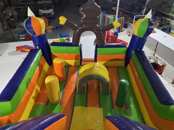 Şişme Kaydıraklı Park Maymunlu 