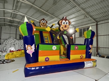 Şişme Kaydıraklı Park Maymunlu 