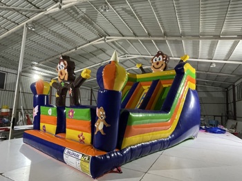 Şişme Kaydıraklı Park Maymunlu 