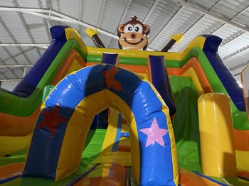 Şişme Kaydıraklı Park Maymunlu 