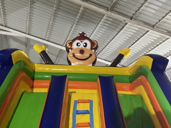 Şişme Kaydıraklı Park Maymunlu 