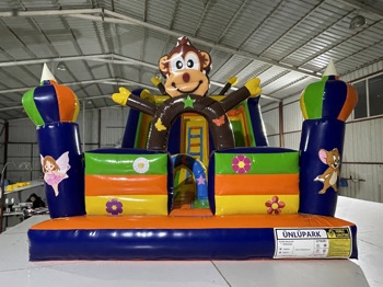 Şişme Kaydıraklı Park Maymunlu 