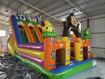 Şişme Dev Kaydıraklı Oyun Parkı