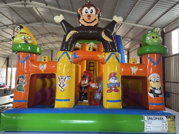 Şişme Dev Kaydıraklı Oyun Parkı