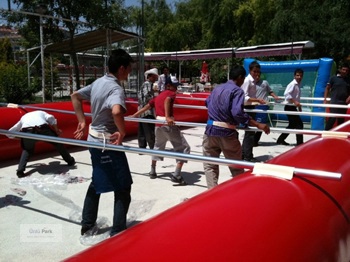 Şişme Canlı Langırt Borulu