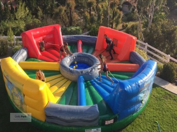 Şişme Hipopotam Yarış Oyunu