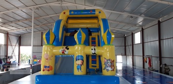 Şişme Kaydırak Kubbeli