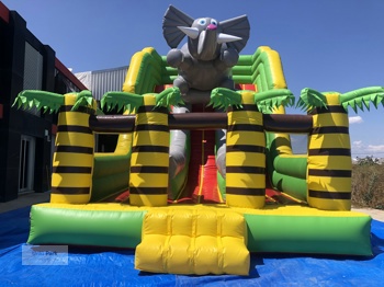 Şişme Kaydırak Fil