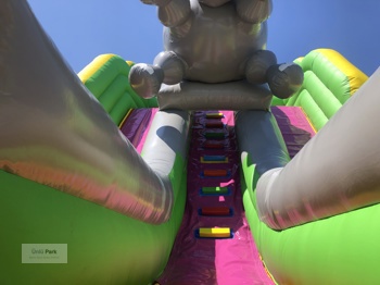 Şişme Kaydırak Fil