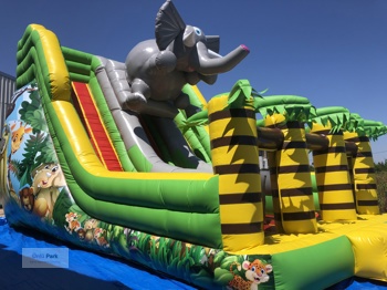 Şişme Kaydırak Fil