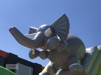 Şişme Kaydırak Fil