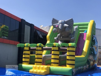 Şişme Kaydırak Fil