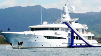 Şişme Tekne Kaydırağı