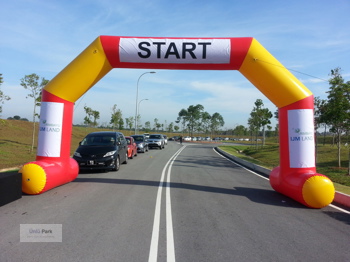 Şişme Yol Kemeri Ayaklı 8m