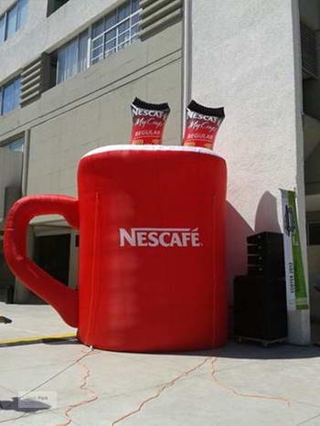 Şişme Nescafe Kupa Bardak