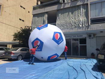 Şişme Reklam Balonu Futbol Topu