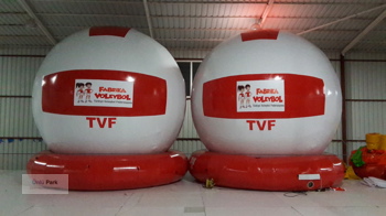 Şişme Reklam Balonu Büyük Voleybol Topu