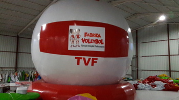 Şişme Reklam Balonu Büyük Voleybol Topu