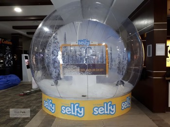 Şişme Yılbaşı Kar Küresi 3m