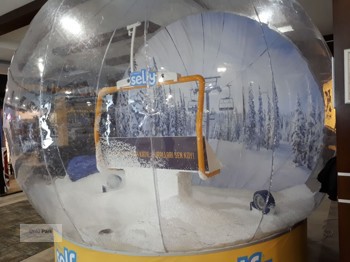 Şişme Yılbaşı Kar Küresi 3m