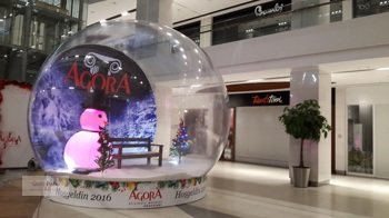 Şişme Yılbaşı Kar Küresi 4m