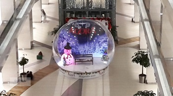 Şişme Yılbaşı Kar Küresi 4m