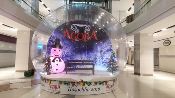 Şişme Yılbaşı Kar Küresi 4m