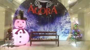 Şişme Yılbaşı Kar Küresi 4m