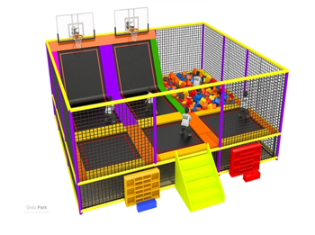Trambolin Park Sünger Havuzlu