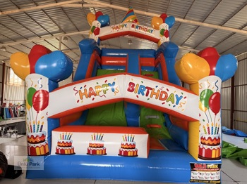 Şişme Kaydırak Happy Birthday