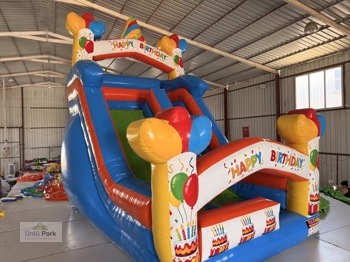Şişme Kaydırak Happy Birthday
