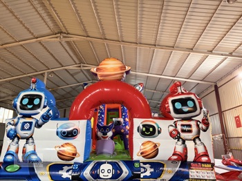 Şişme Oyun Parkı Robot-2