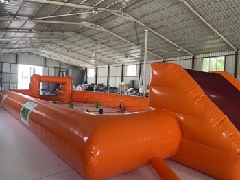 Şişme Canlı Langırt Halatlı