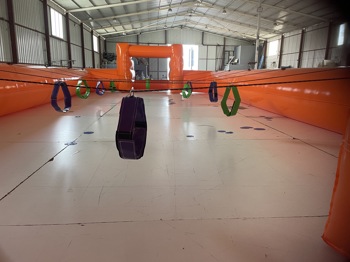 Şişme Canlı Langırt Halatlı